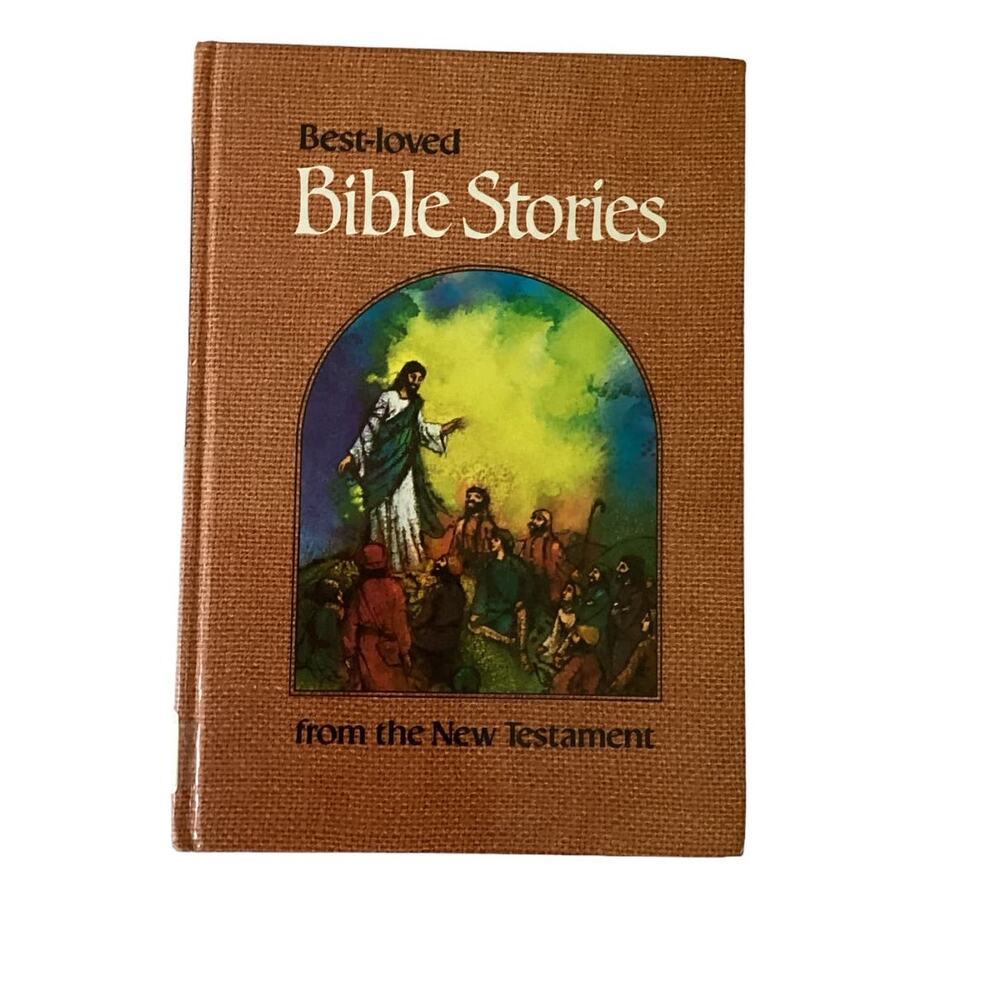 Childcraft Children's Bible Stories from The New Testament Vtg 80's Hardcover
